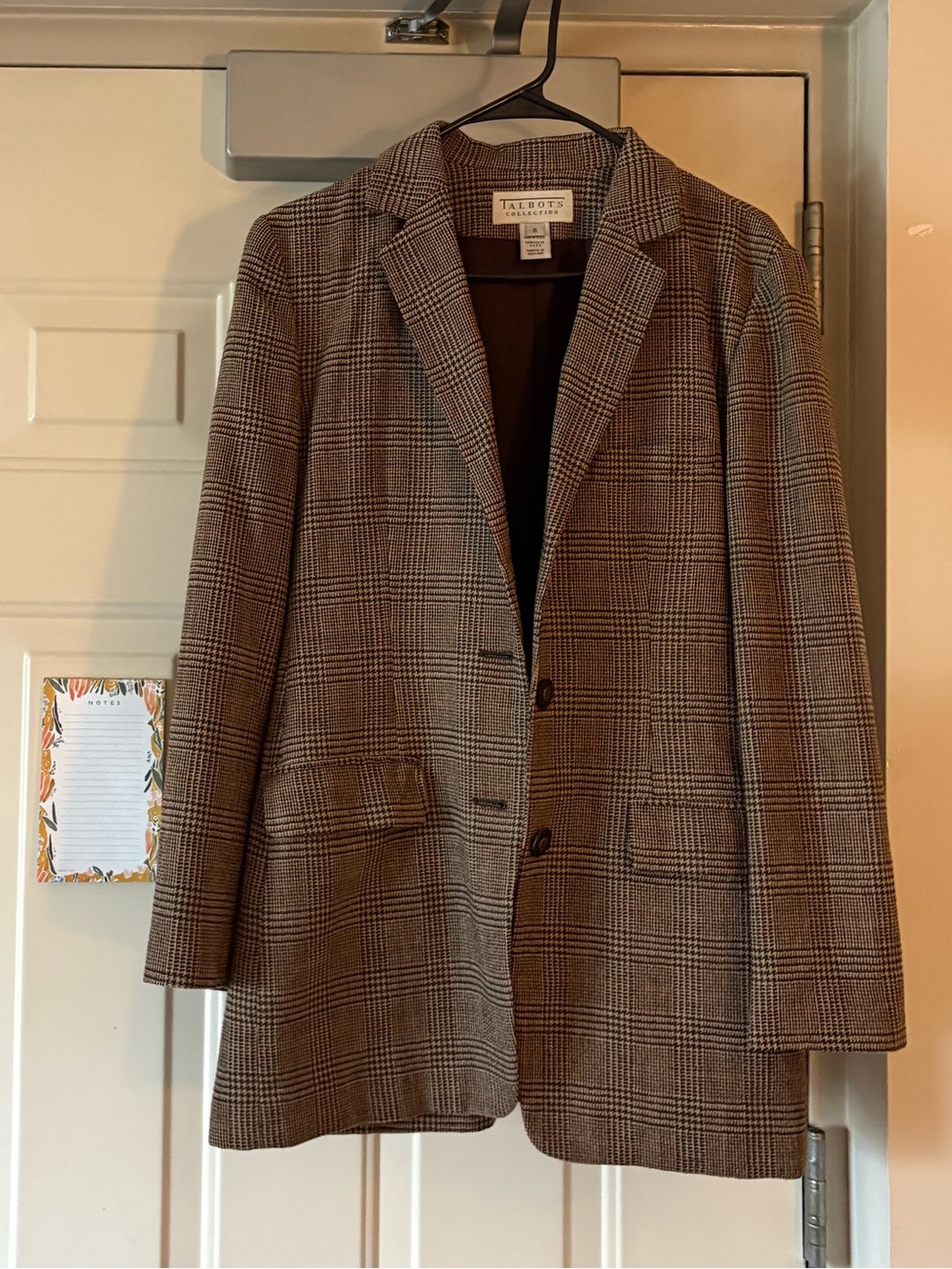 Brown wool blazer!